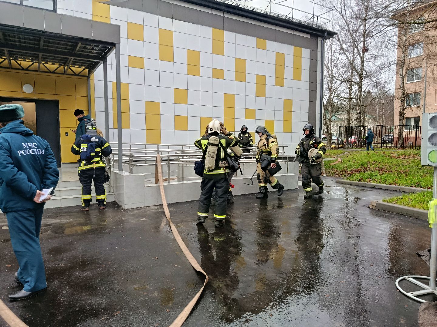 городской округ восход, пожарно-тактические учения, школа, спч 52,