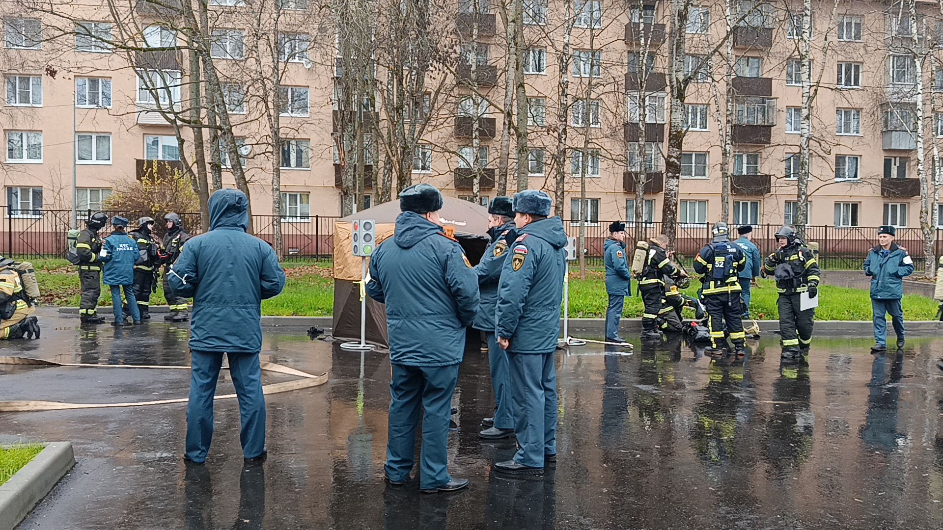 городской округ восход, пожарно-тактические учения, школа, спч 52,