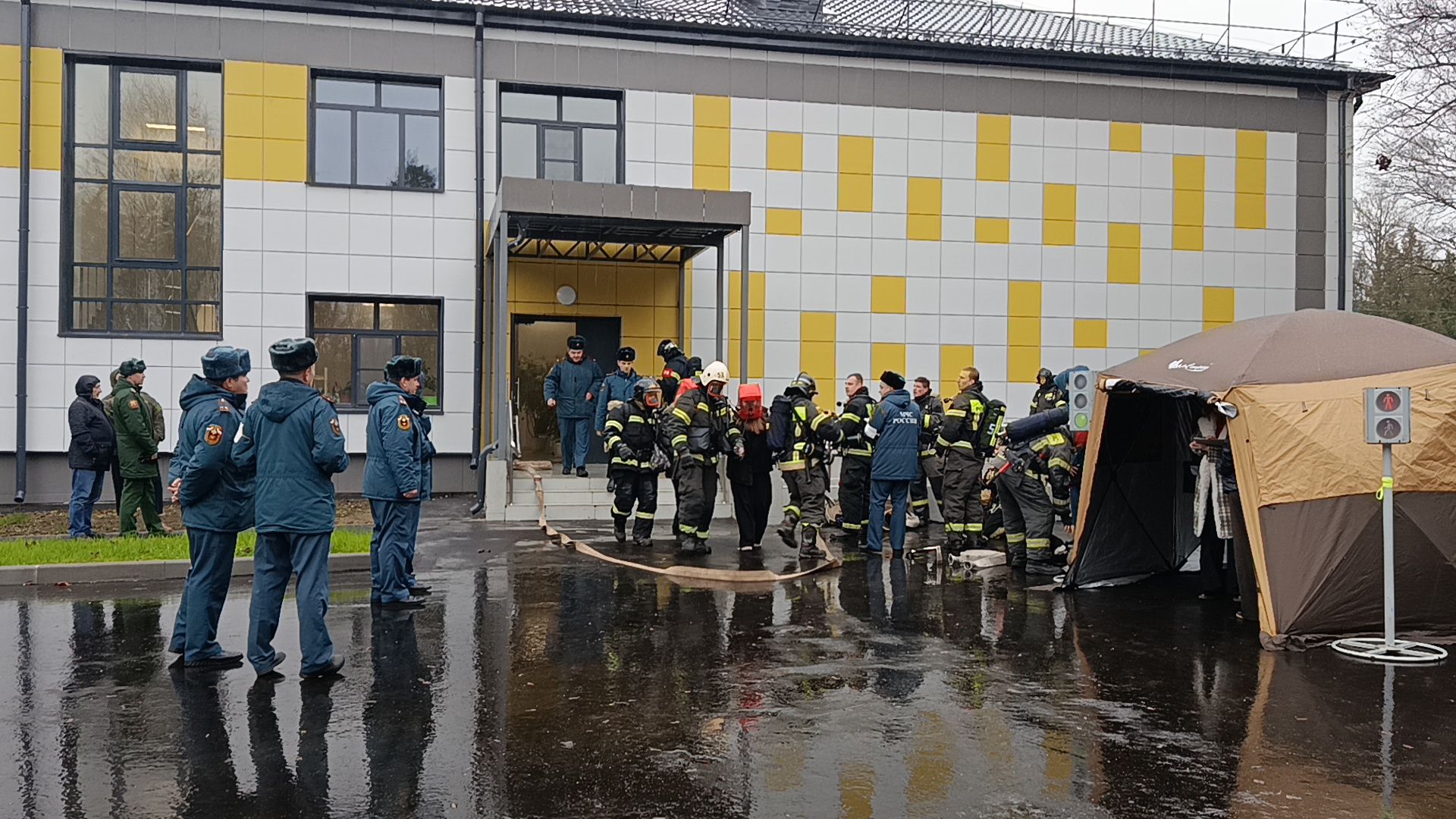 городской округ восход, пожарно-тактические учения, школа, спч 52,