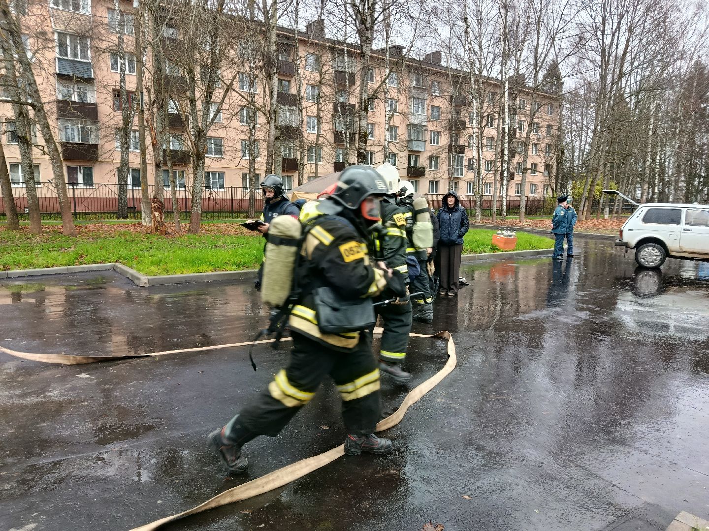 городской округ восход, пожарно-тактические учения, школа, спч 52,