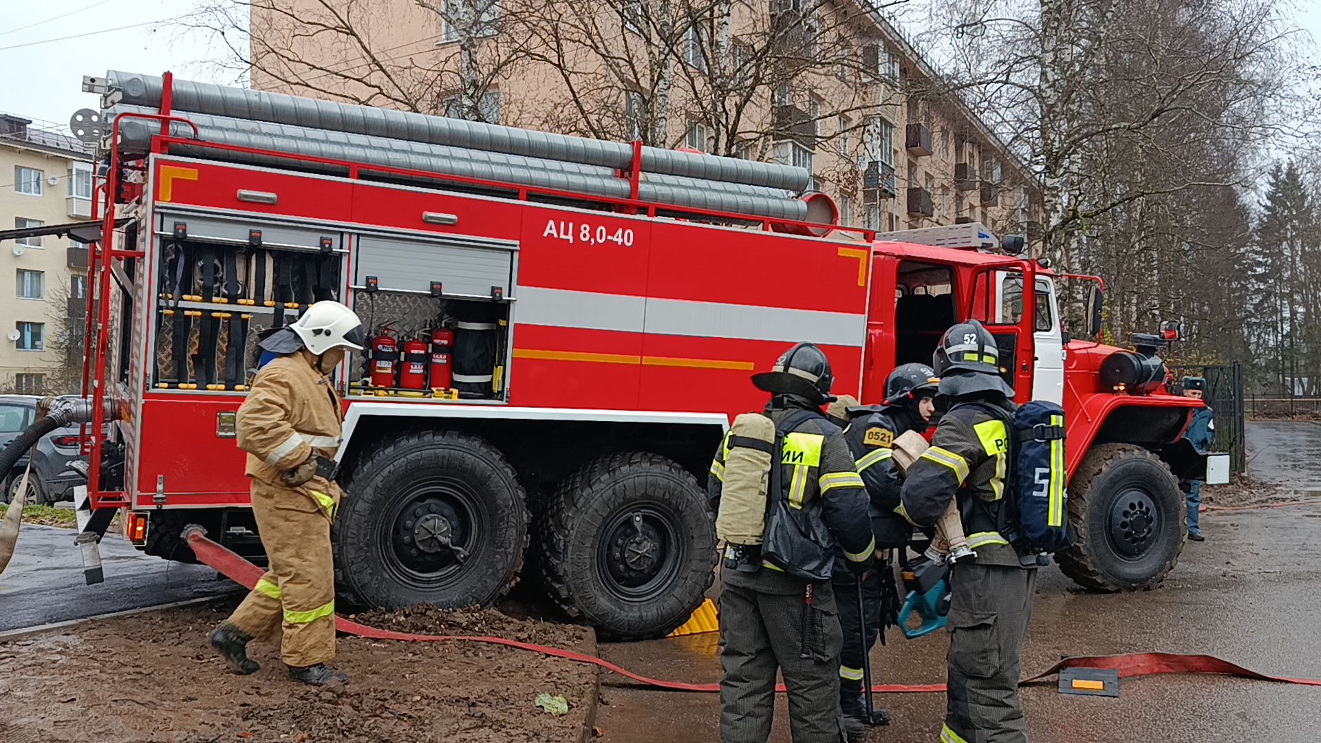городской округ восход, пожарно-тактические учения, школа, спч 52,