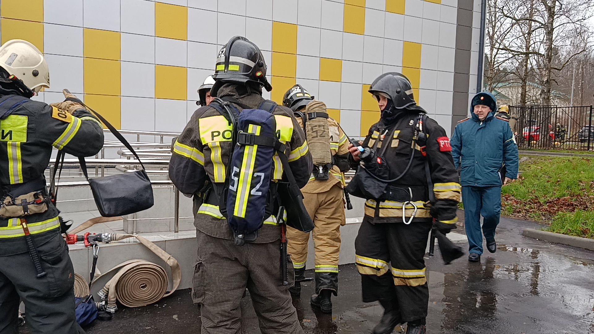 городской округ восход, пожарно-тактические учения, школа, спч 52,