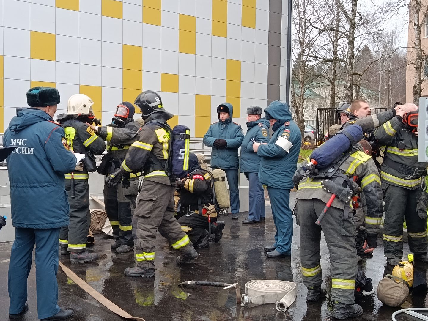 городской округ восход, пожарно-тактические учения, школа, спч 52,