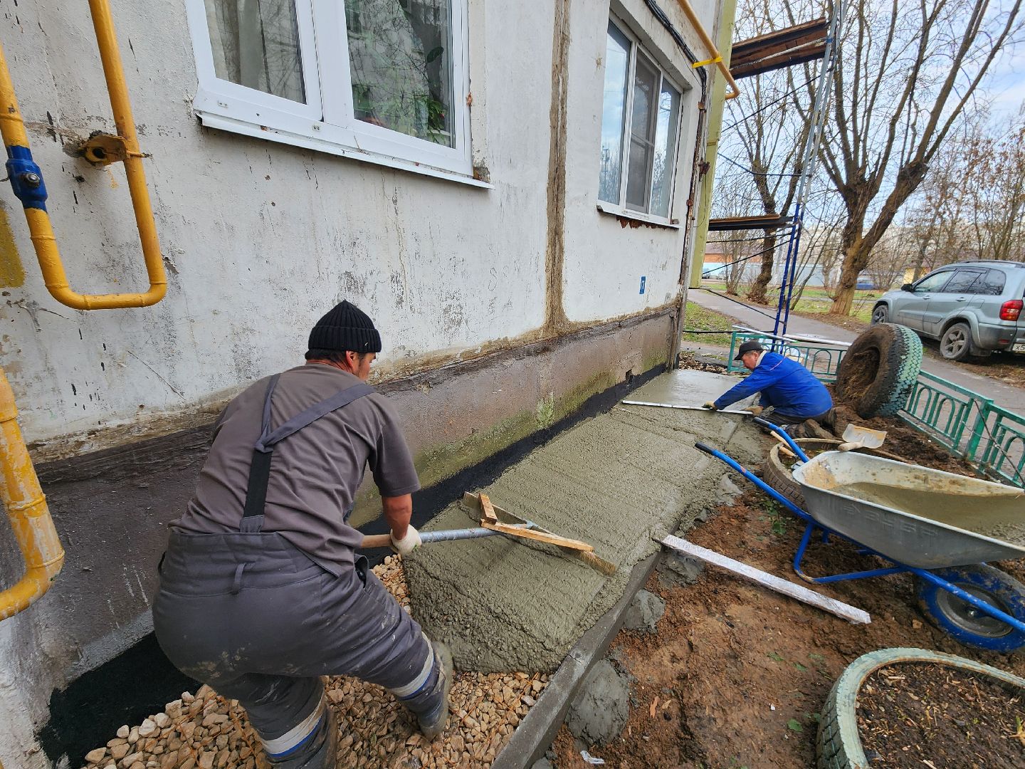 чехов, улица гагарина 56, микрорайон венюково, капремонт фасада, капитальный ремонт отмостки, наружные стены, гидроизоляция, утепление, цоколь, бетонирование, новая отмостка, облицовка, региональная программа московской области,замена кровли, инженерные сети,