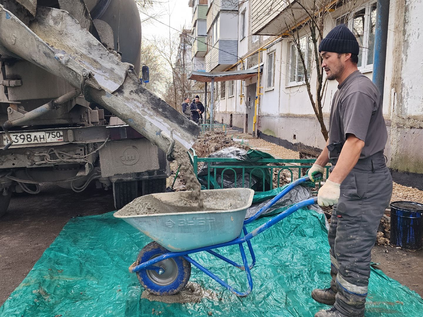 чехов, улица гагарина 56, микрорайон венюково, капремонт фасада, капитальный ремонт отмостки, наружные стены, гидроизоляция, утепление, цоколь, бетонирование, новая отмостка, облицовка, региональная программа московской области,замена кровли, инженерные сети,