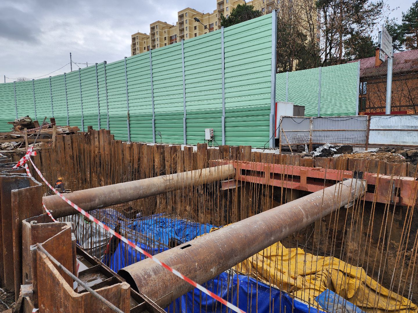 раменское, строительство, подземный пешеходный переход в удельной,