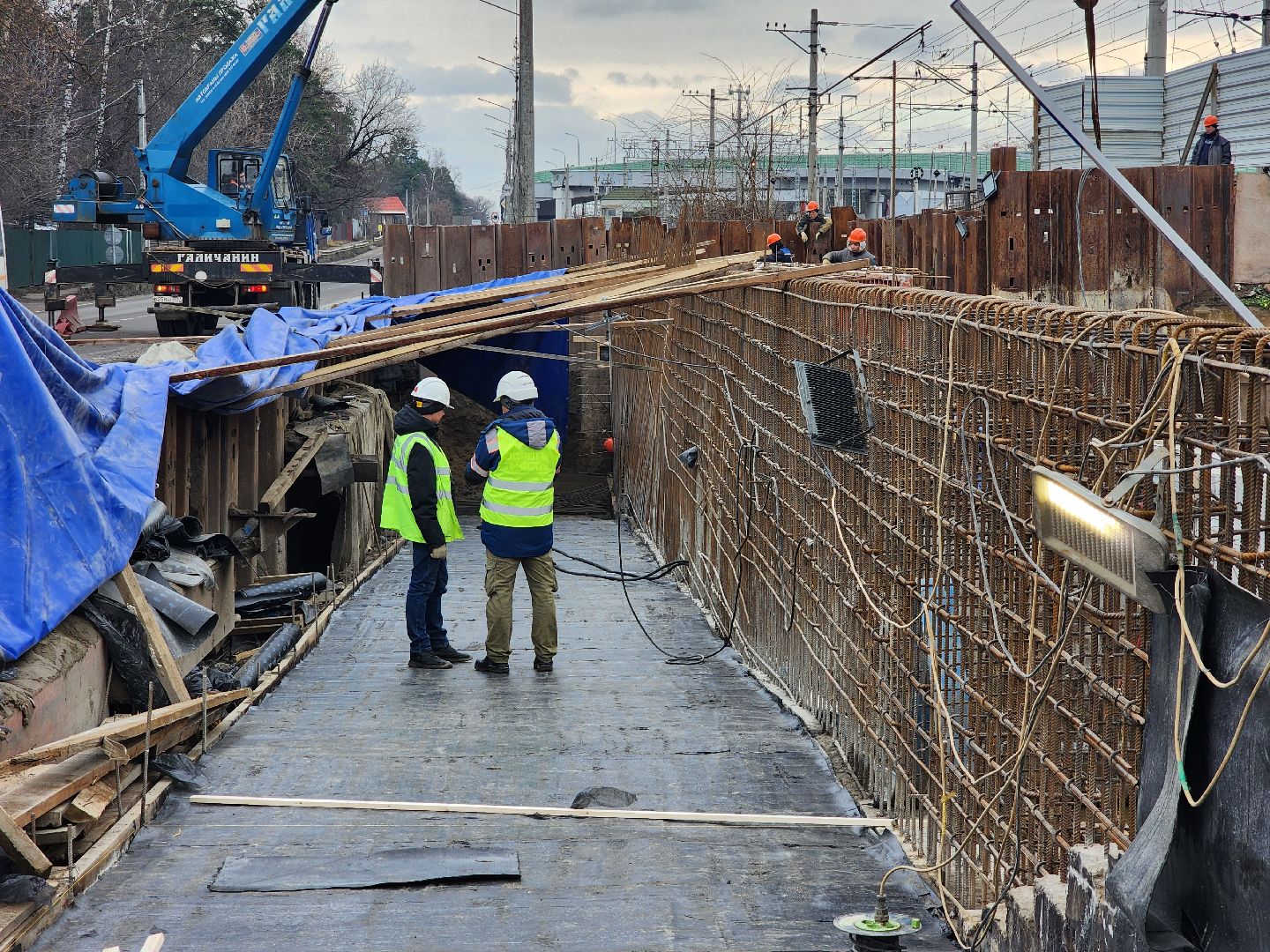 раменское, строительство, подземный пешеходный переход в удельной,