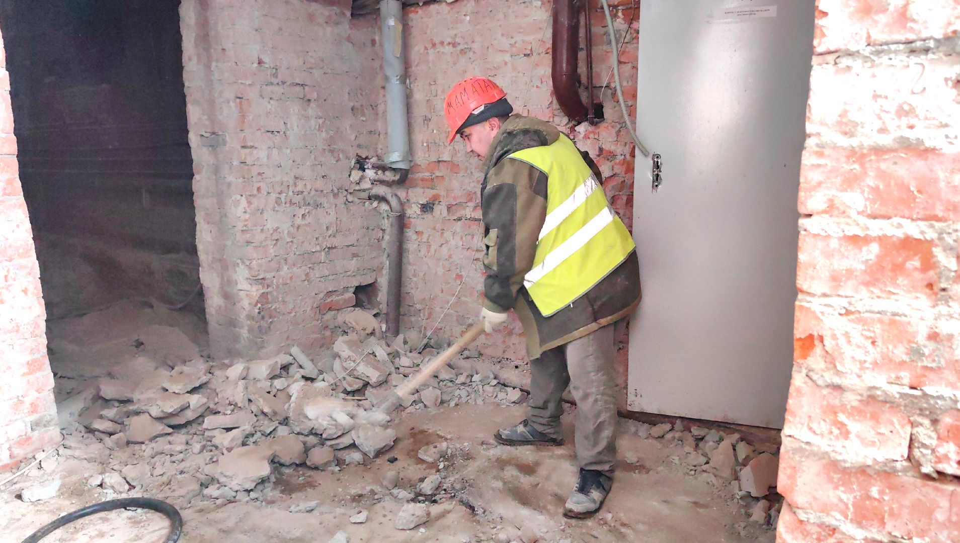 дом космонавтов, ремонт, Юрий Гагарин, здание, демонтаж, фасад, проект,