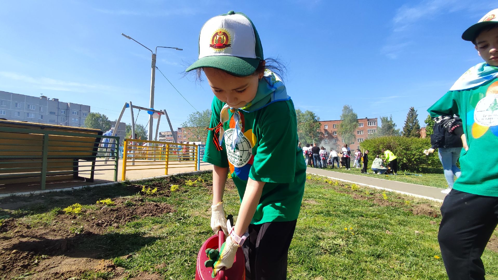 Кашира, лес победы, экологическая акция, экологический центр, спирея