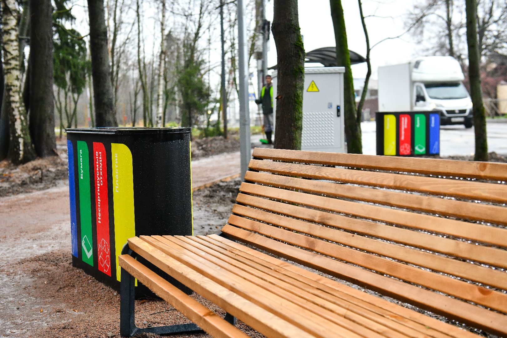 тропа, благоустройство, школа,