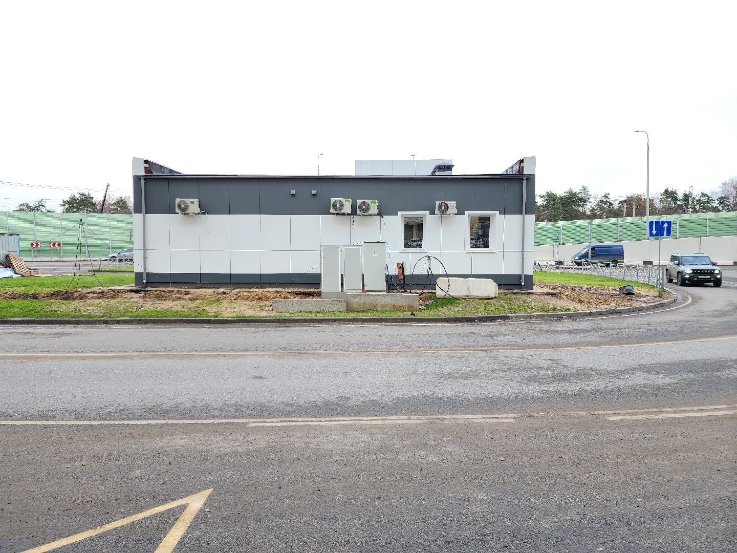 раменское, строительство, транспорт, пункт управления обеспечением транспортной безопасности на путепроводе быково,