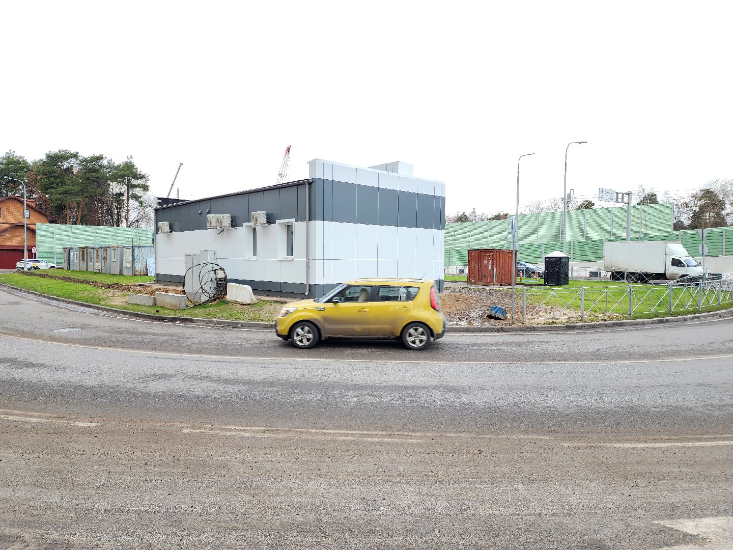 раменское, строительство, транспорт, пункт управления обеспечением транспортной безопасности на путепроводе быково,