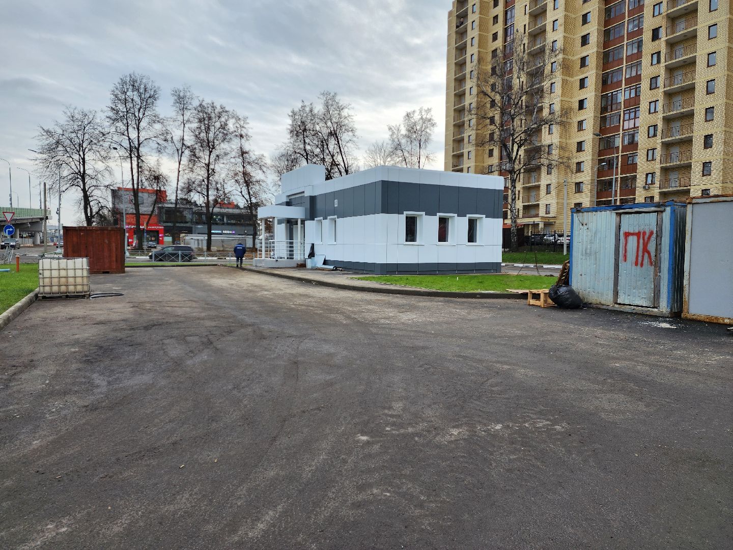 раменское, строительство, транспорт, пункт управления обеспечением транспортной безопасности на путепроводе быково,