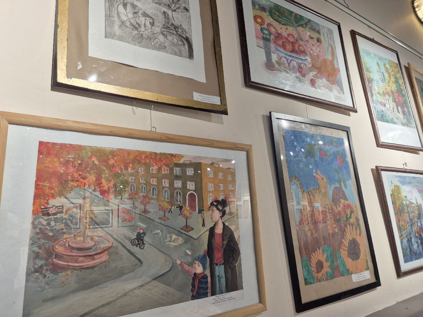 детская школа искусств, орехово-зуево, открытие выставки,