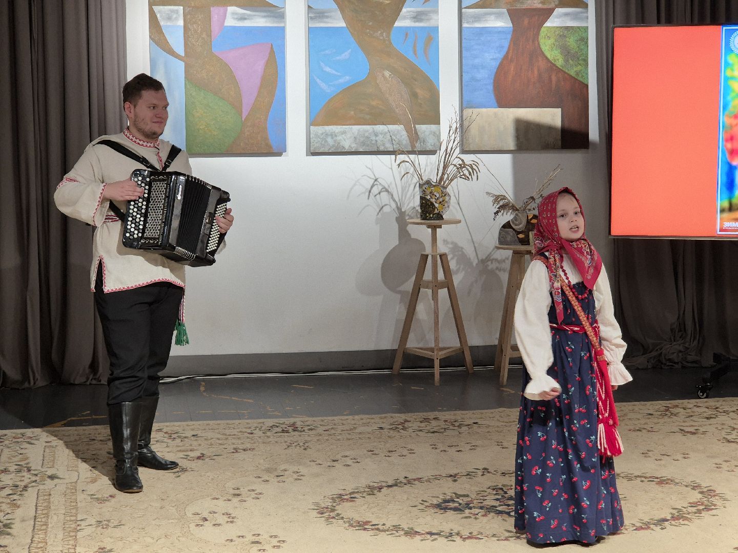 детская школа искусств, орехово-зуево, открытие выставки,