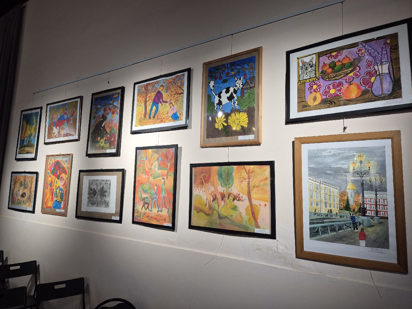 детская школа искусств, орехово-зуево, открытие выставки,