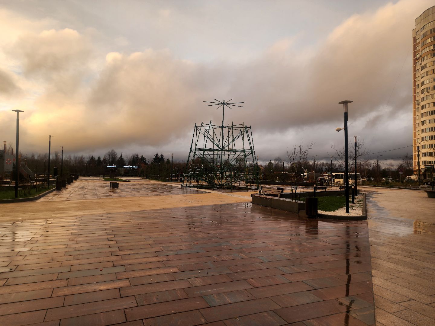 Подольск, Новогодняя елка, Благоустройство, Украшение города, подольский комбинат благоустройства,