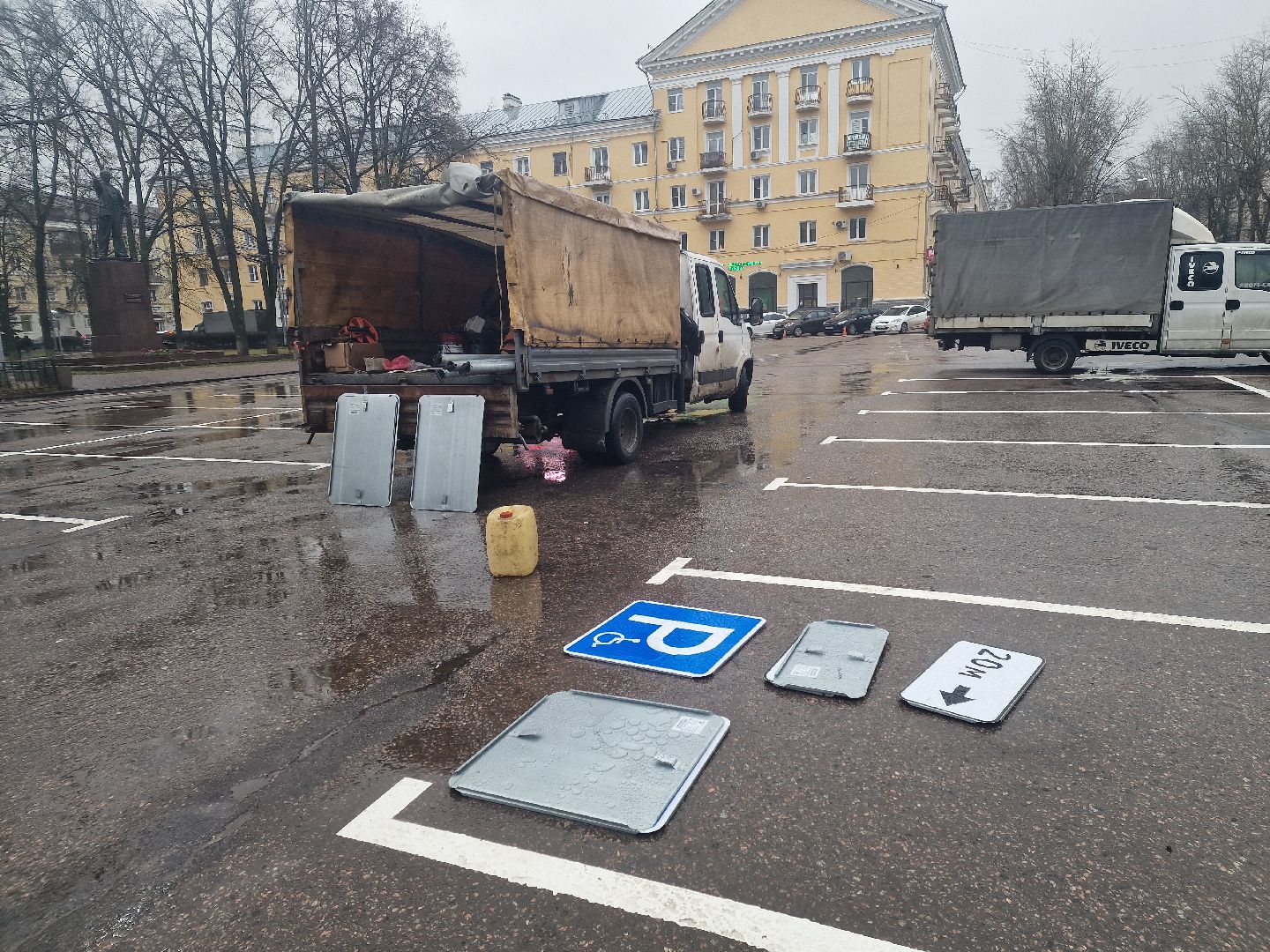 воскресенск,  зима в подмосковье, новогодние ели,