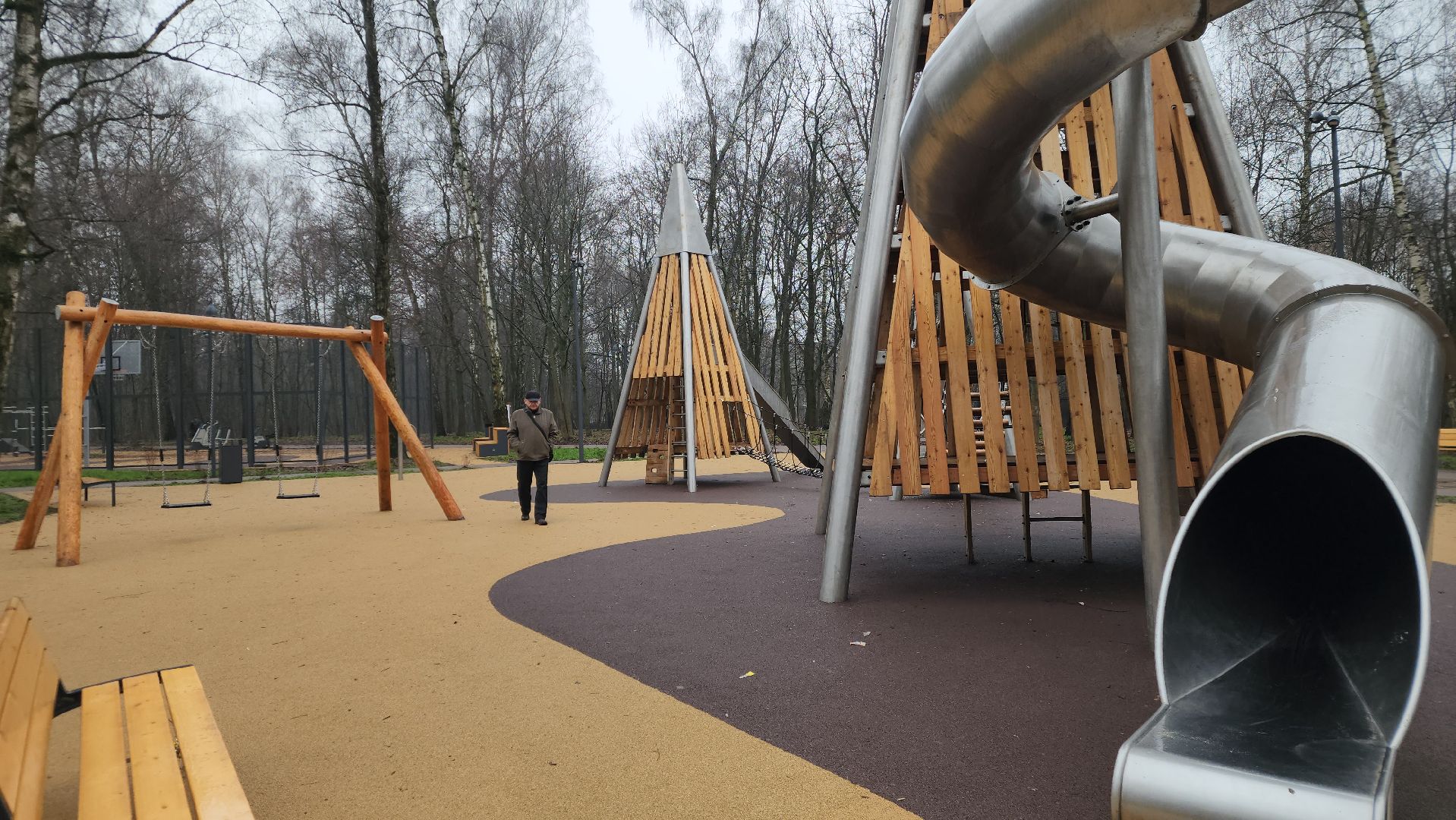 Подольск , парк березки, Благоустройство ,