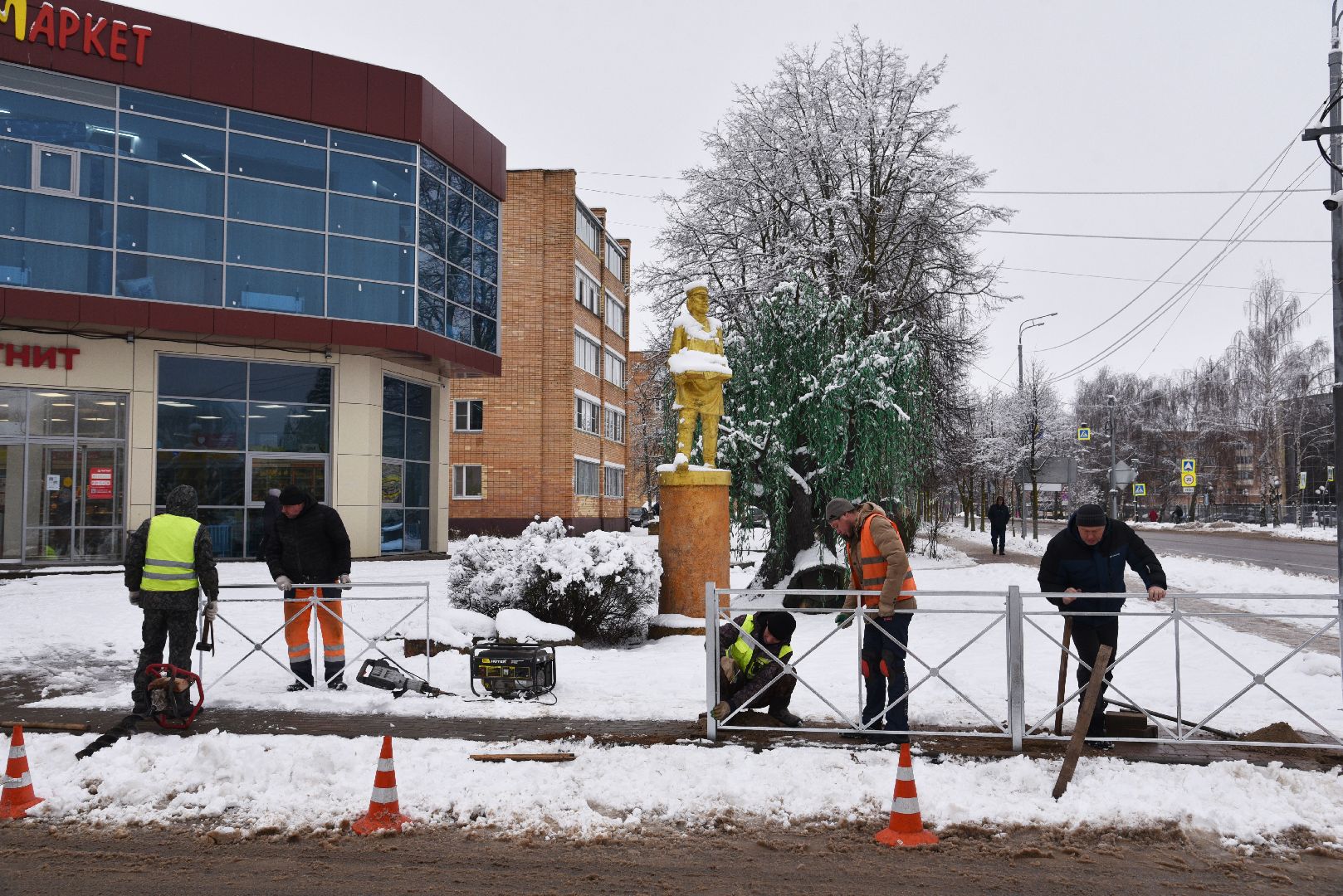лотошино, безопасное движение, тротуар,
