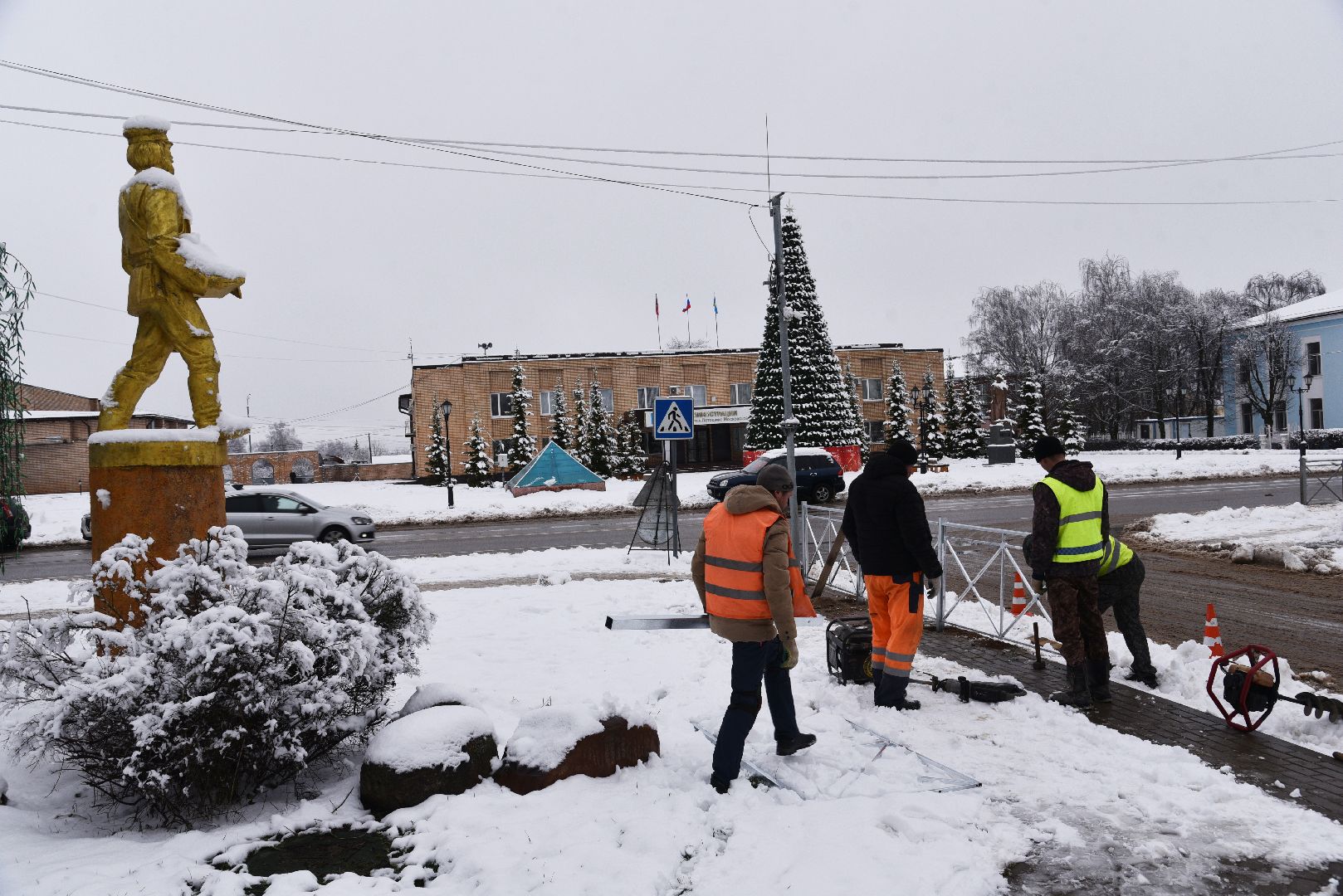 лотошино, безопасное движение, тротуар,