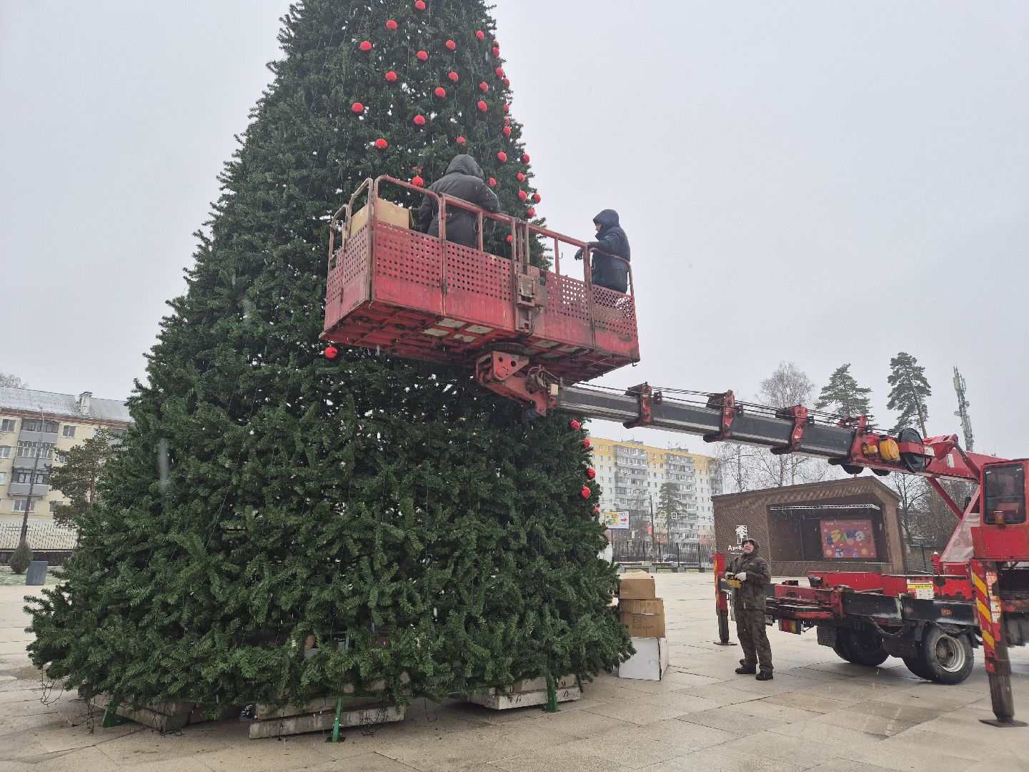 новогодняя елка, ликино-дулево, орехово-зуевский округ,