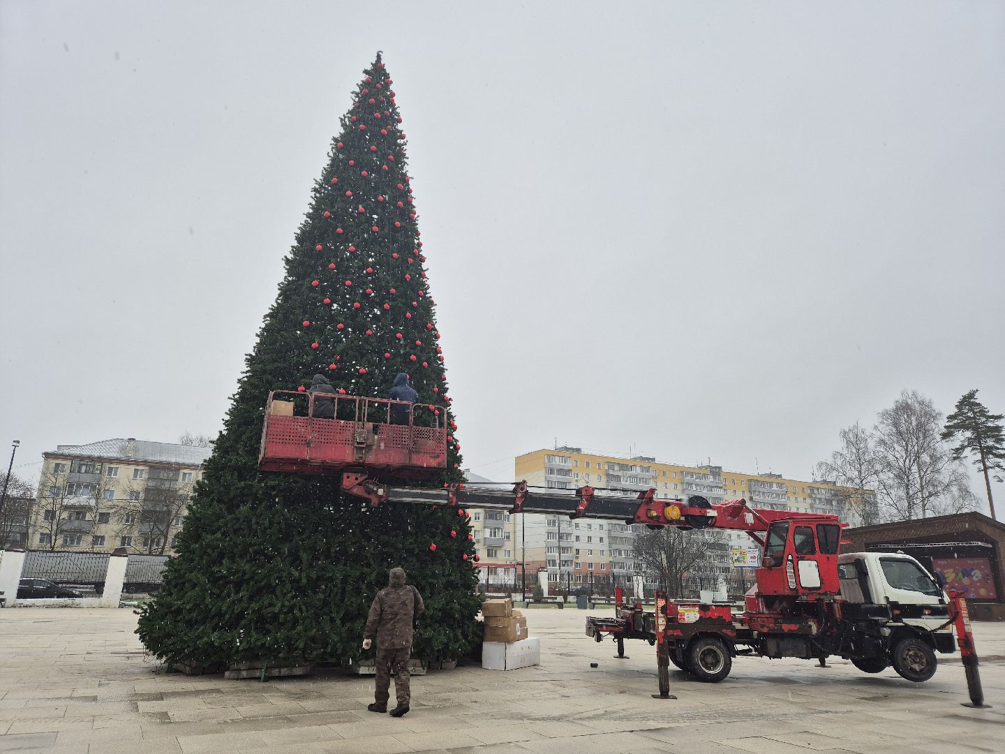 новогодняя елка, ликино-дулево, орехово-зуевский округ,
