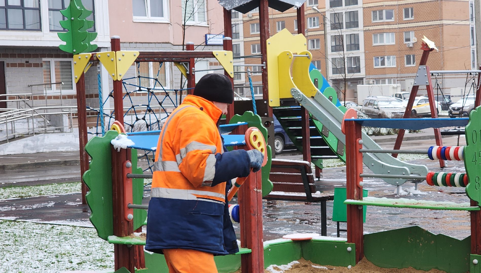 Уборка снега , Благоустройство, снегоуборочная кампания, Звенигород,