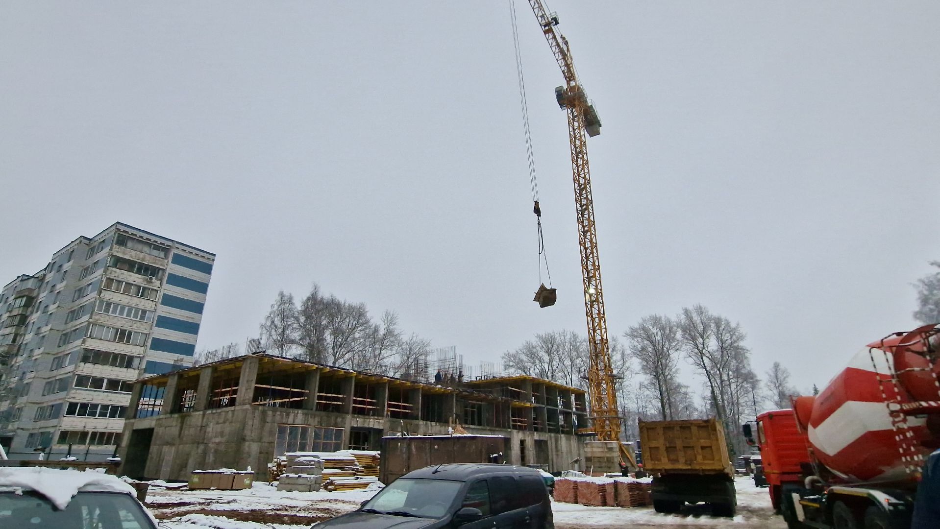 Дубна, Новостройки, Переселение, Бараки,