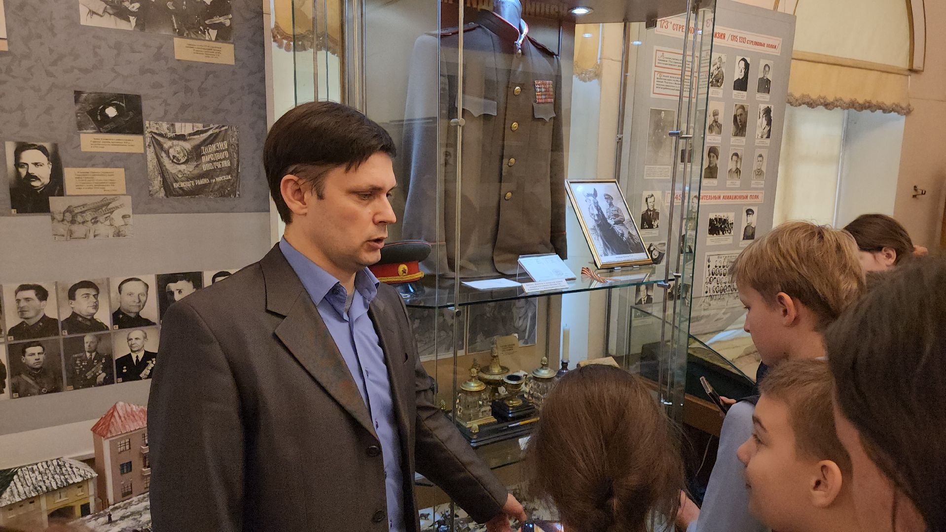 кашира, музей, выставка, вов, битва за москву, диорама,