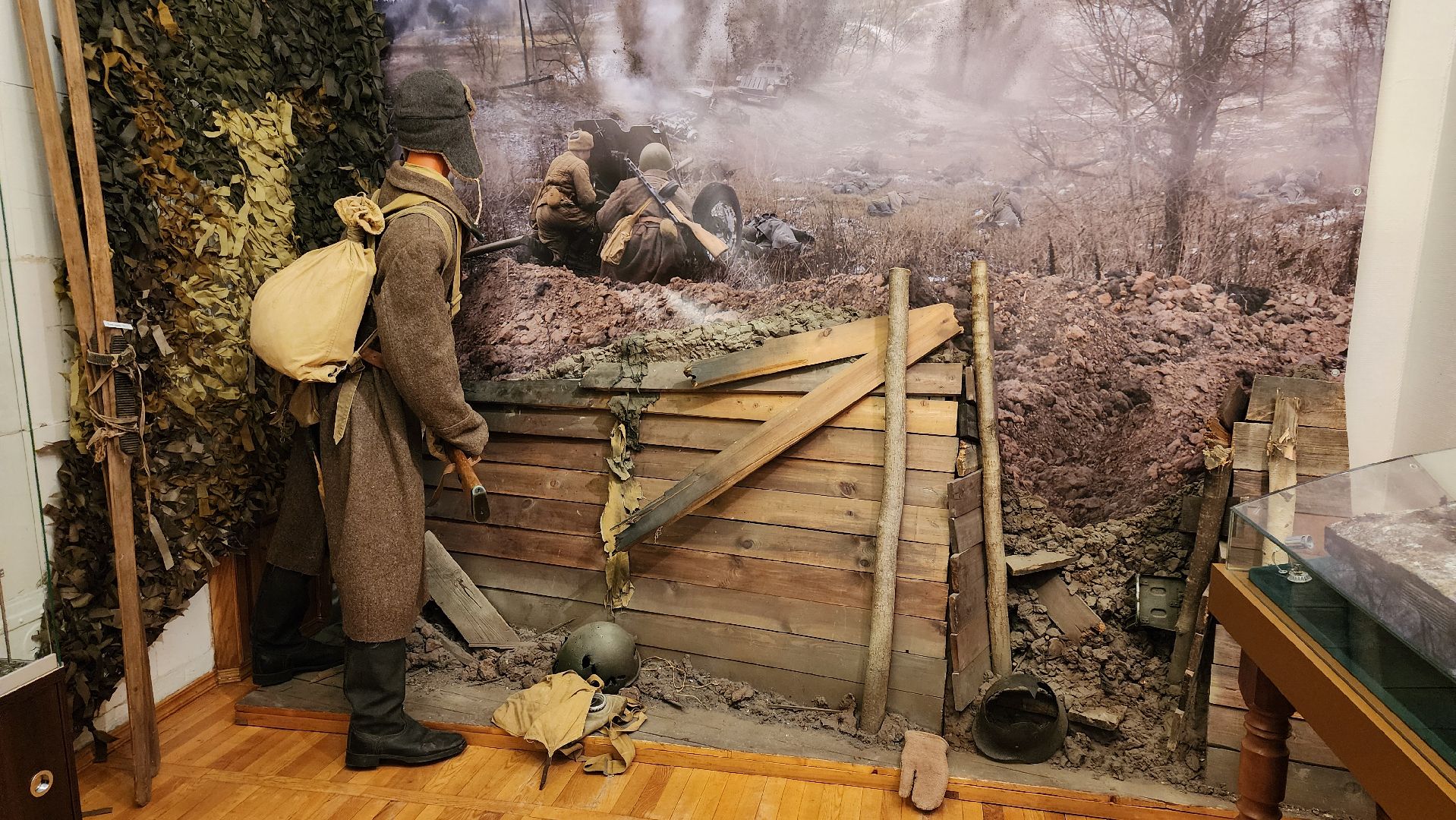 кашира, музей, выставка, вов, битва за москву, диорама,