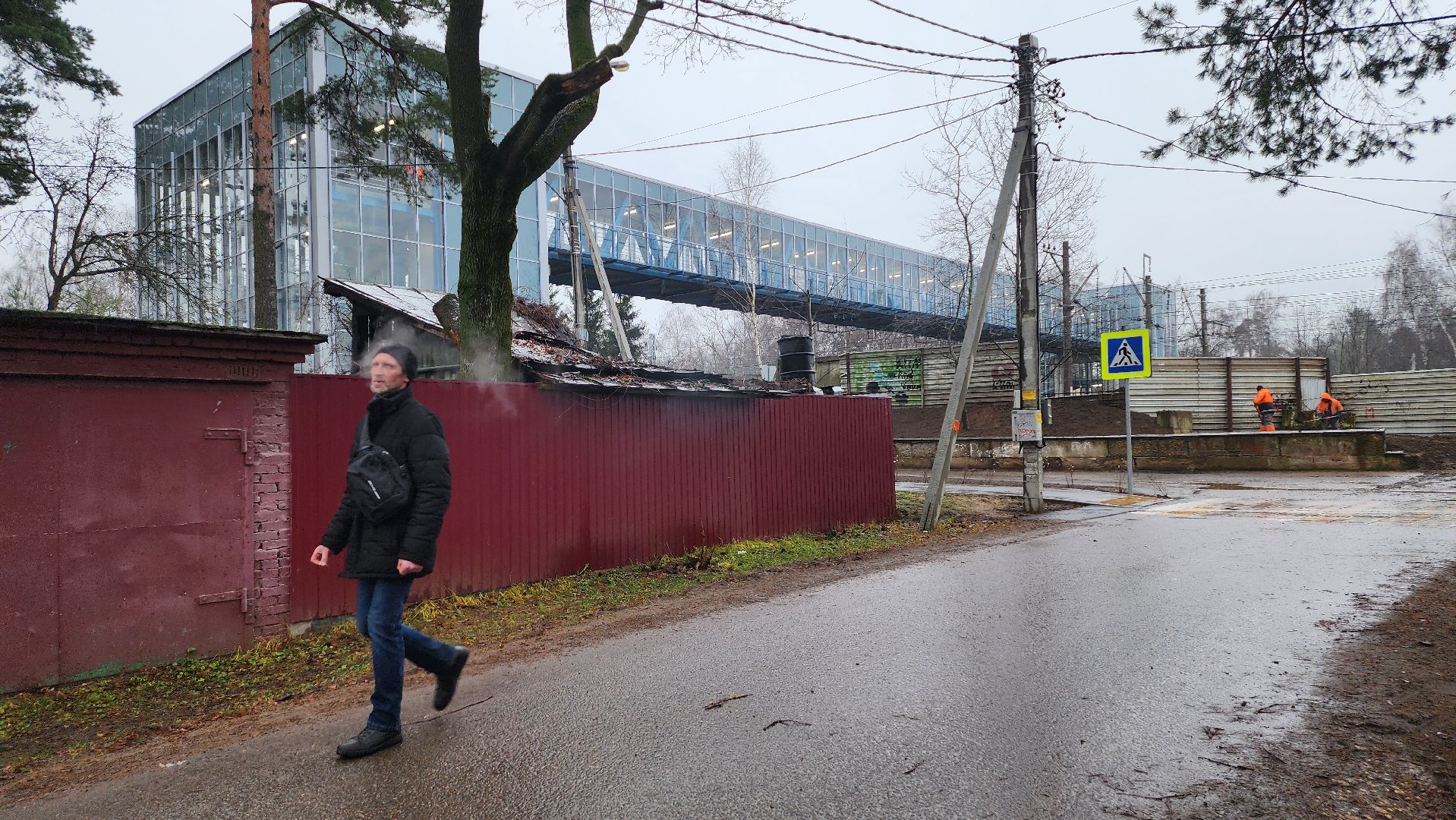 Люберцы, надземный пешеходный переход, малаховка,