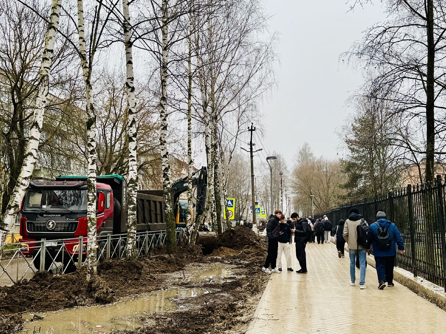 строительство тротуара, гжель, электроизолятор, мбу содержание и благоустройство, раменское,