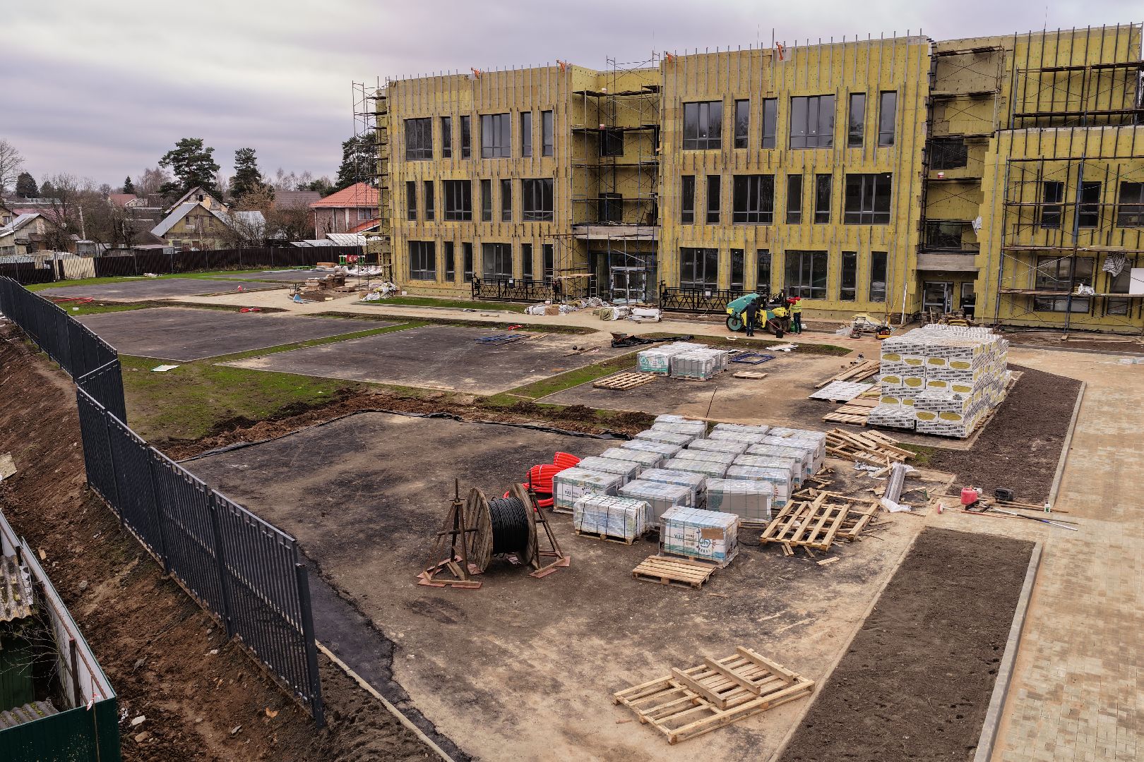 видео с коптера, детский сад солнечногорск, детский сад в поварово,