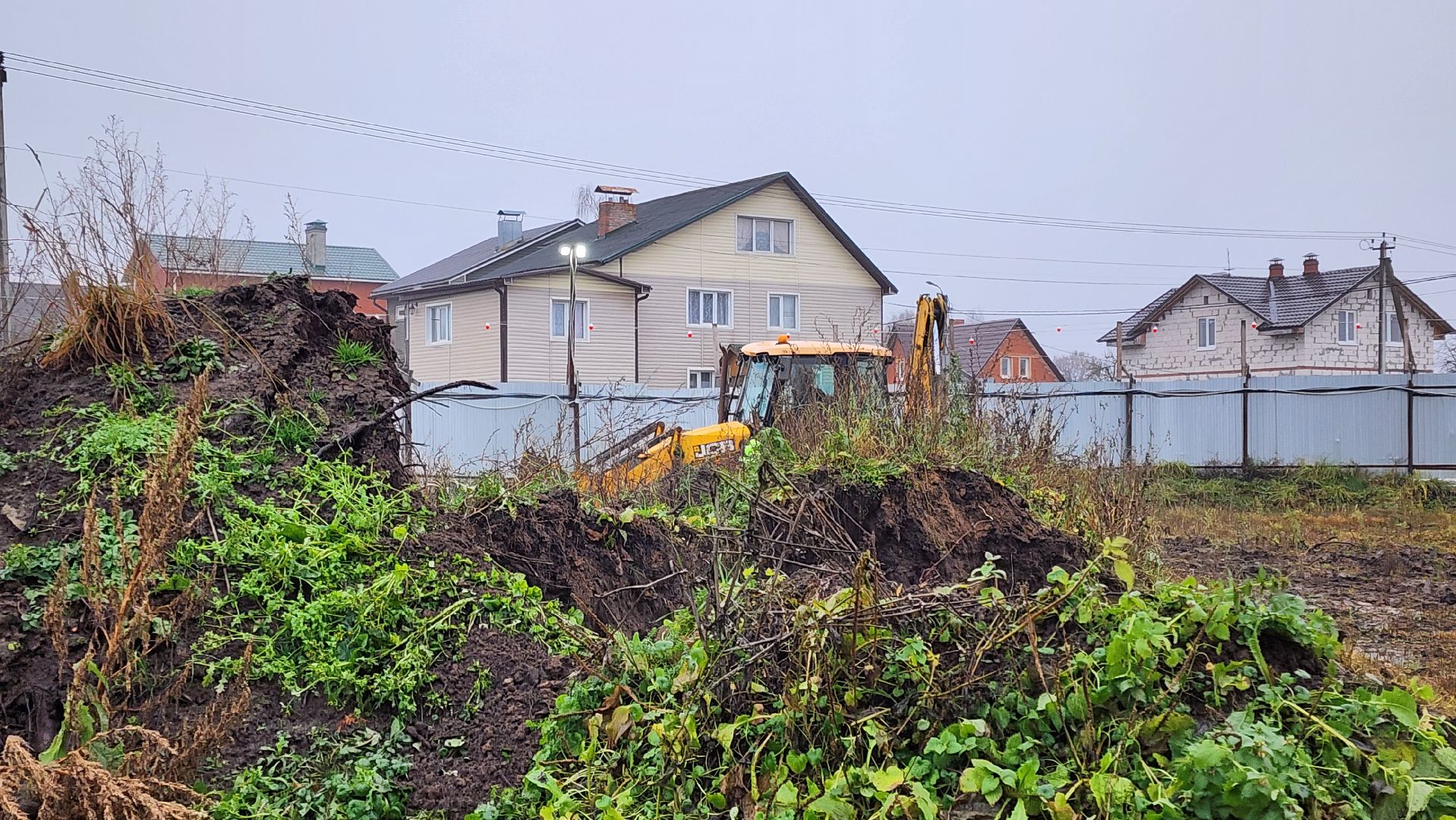 кашира, строительство, фок, ледовая арена, земляные работы, экскаватор,