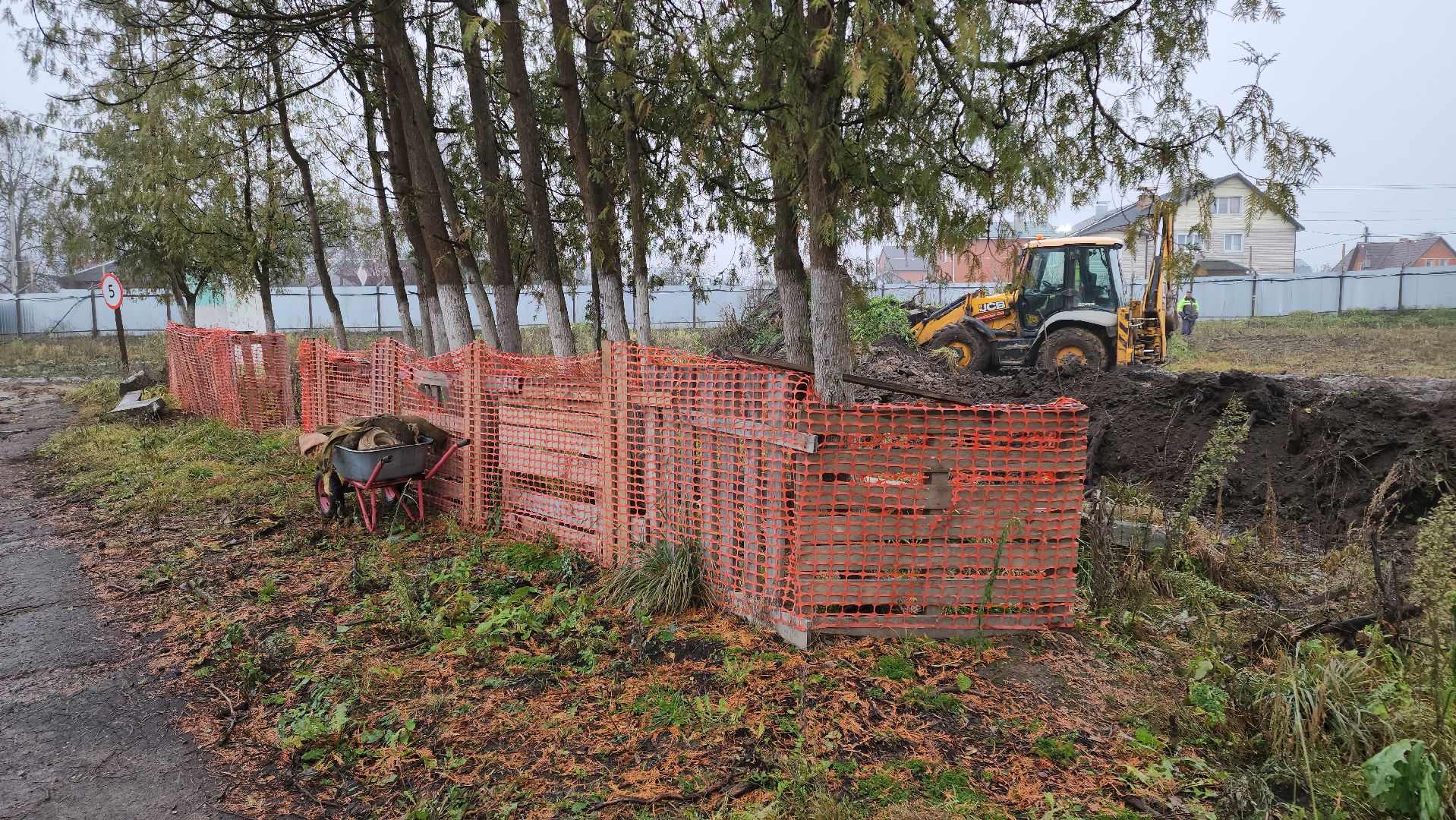 кашира, строительство, фок, ледовая арена, земляные работы, экскаватор,