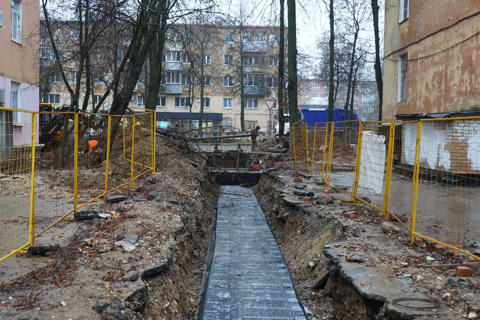 ступино, теплосети, ремонт,