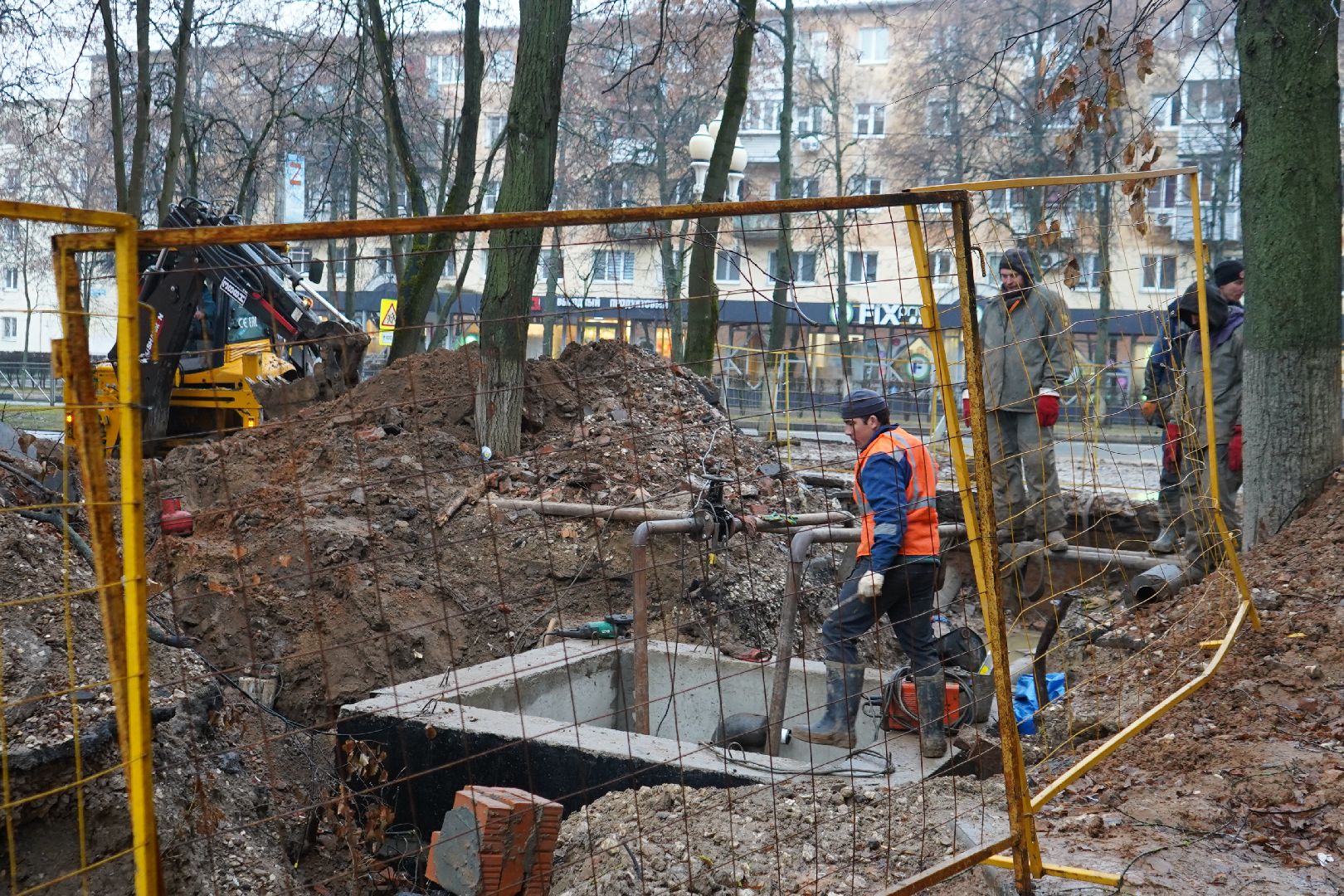 ступино, теплосети, ремонт,