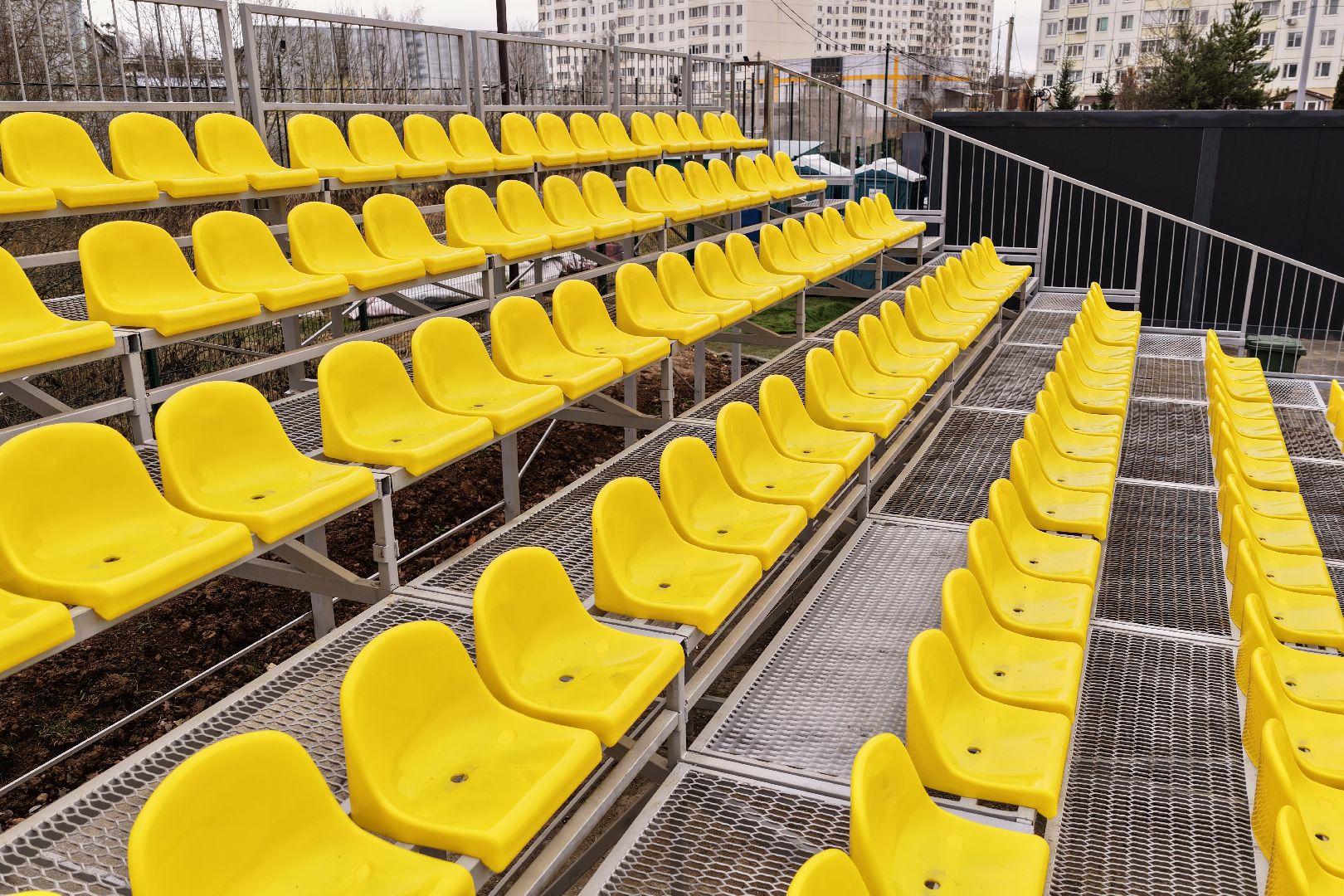 видео с коптера, стадион авангард, спорт в солнечногорске,