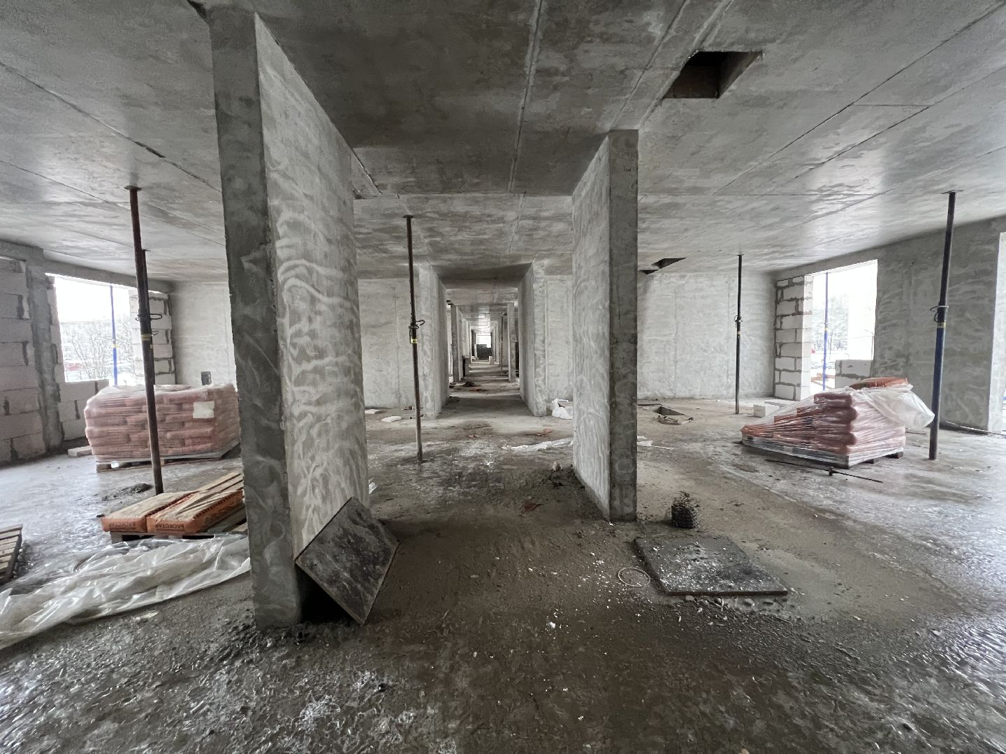 Стройка для переселенцев,  дом для переселенцев в талдоме, талдомский городской округ, Талдом,