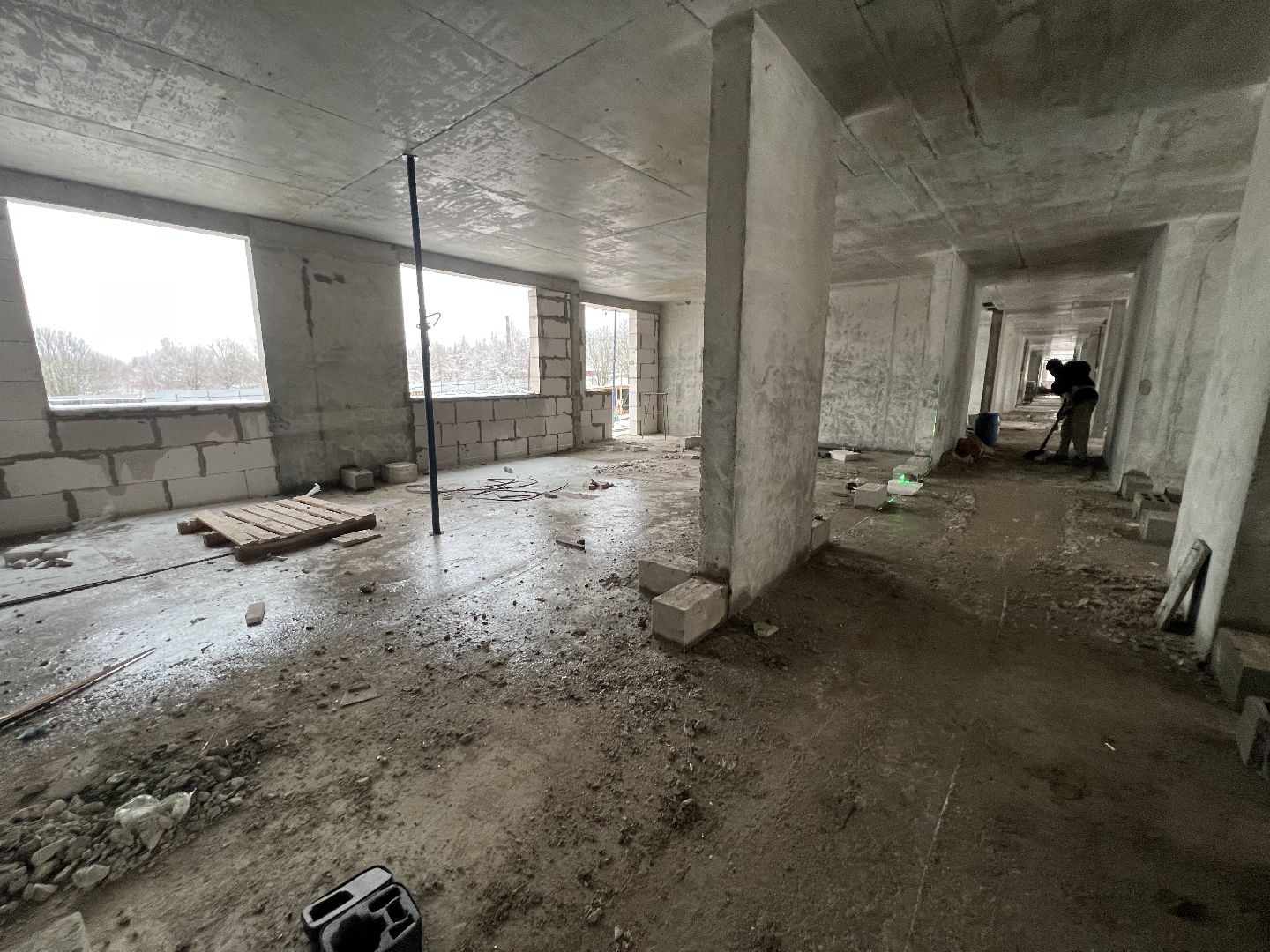 Стройка для переселенцев,  дом для переселенцев в талдоме, талдомский городской округ, Талдом,