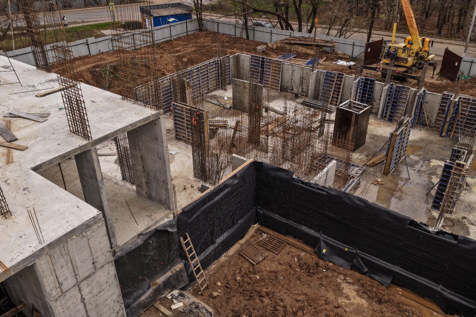 видео с коптера, дом в поварово, дом для переселенцев солнечногорск,