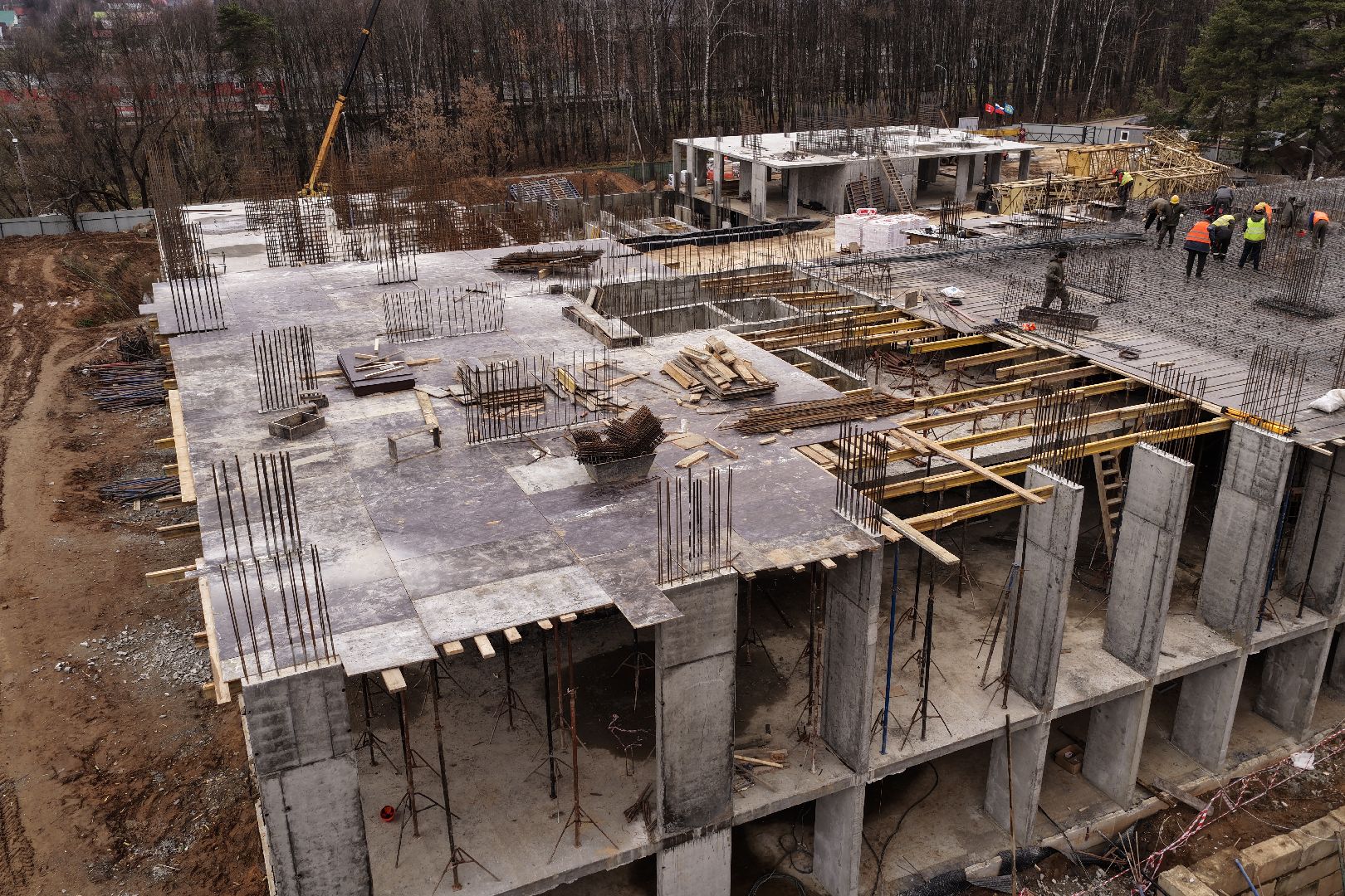 видео с коптера, дом в поварово, дом для переселенцев солнечногорск,