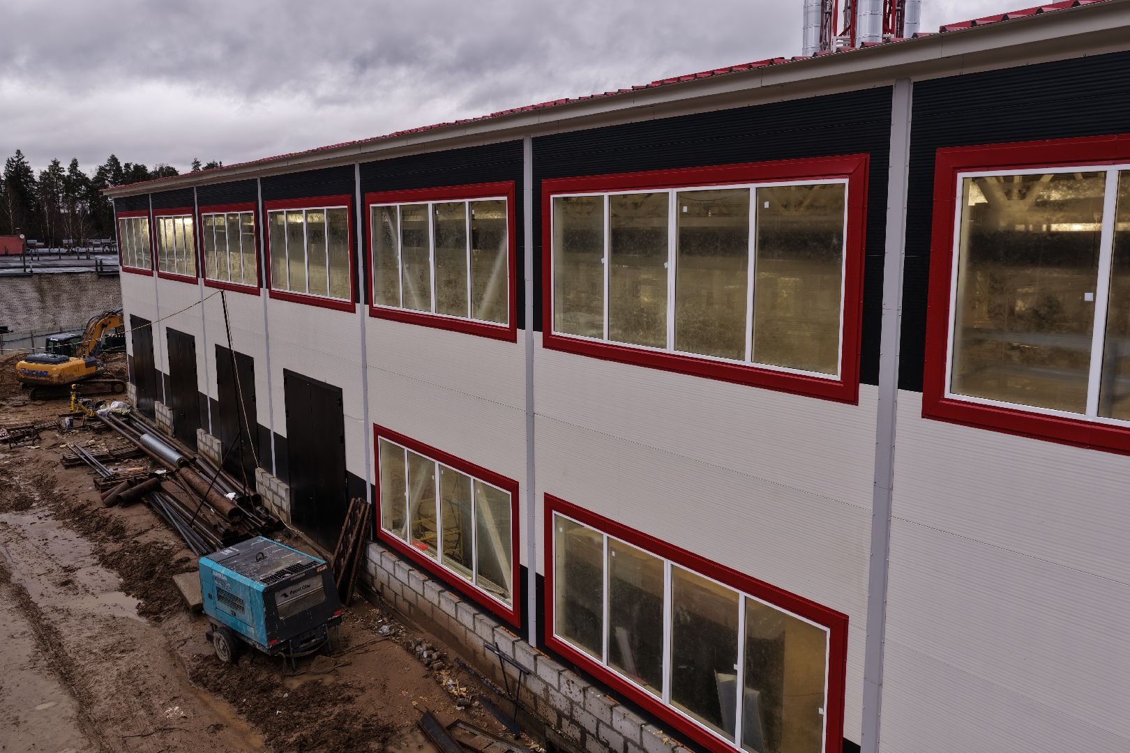 видео с коптера, котельная в солнечногорске, новая котельная,