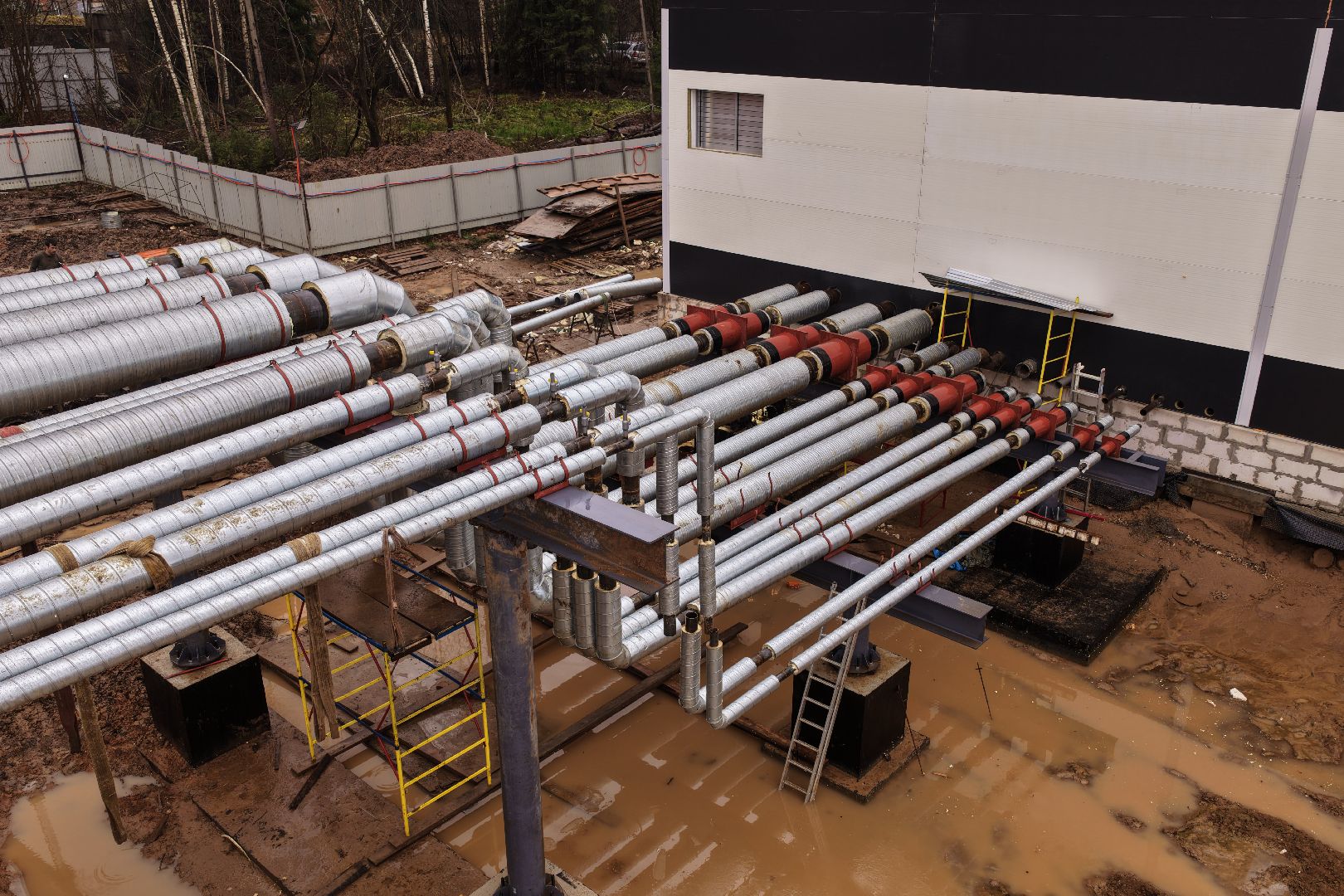 видео с коптера, котельная в солнечногорске, новая котельная,