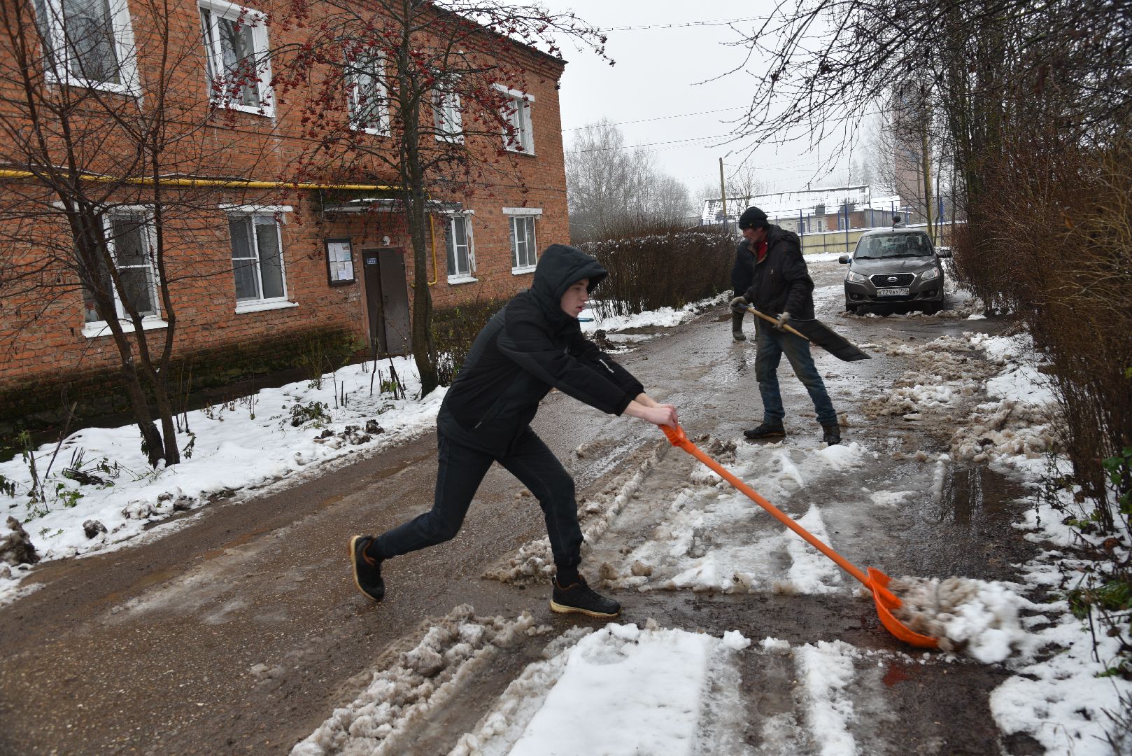 лотошино, новолотошино, уборка снега, благоустройство,