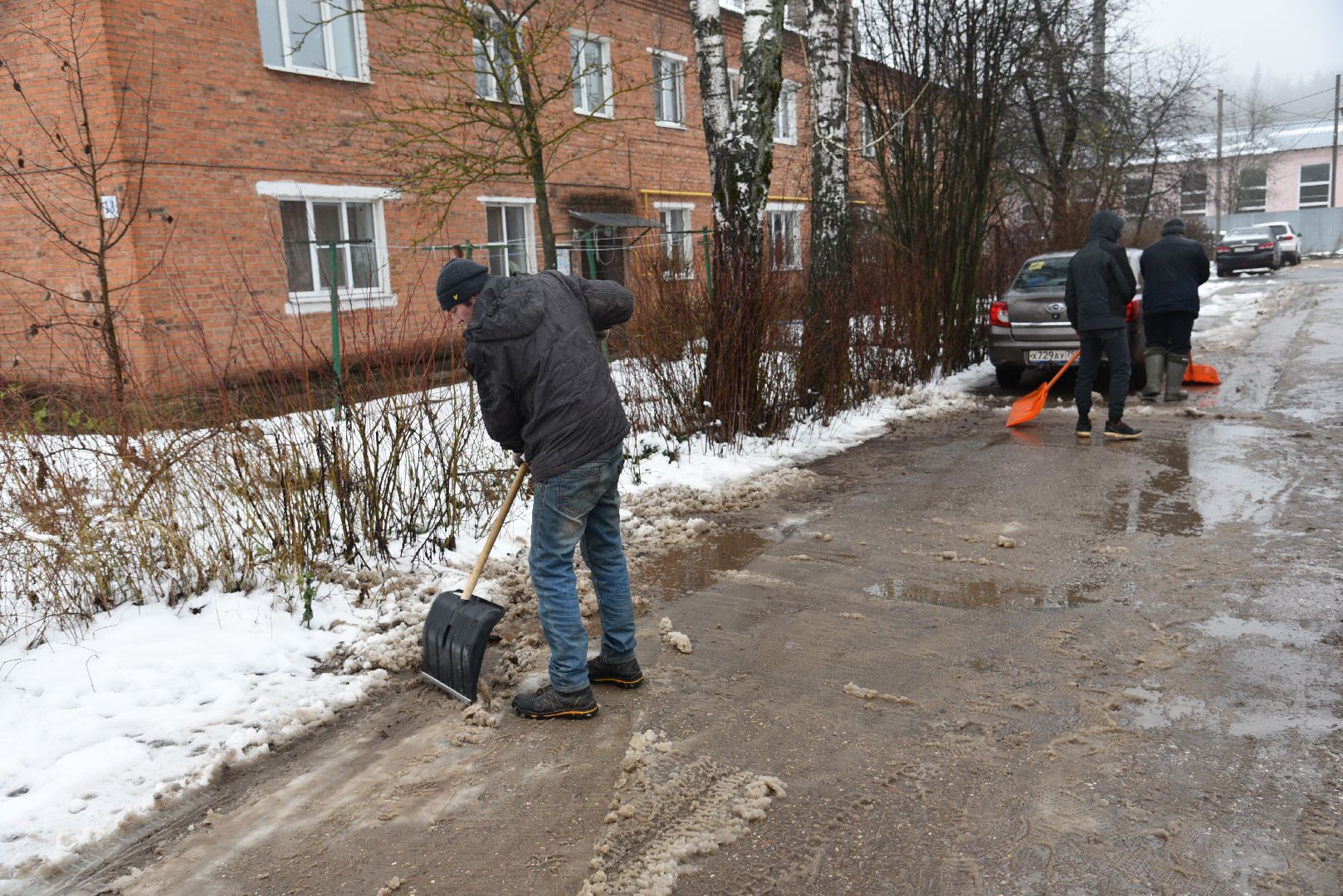 лотошино, новолотошино, уборка снега, благоустройство,
