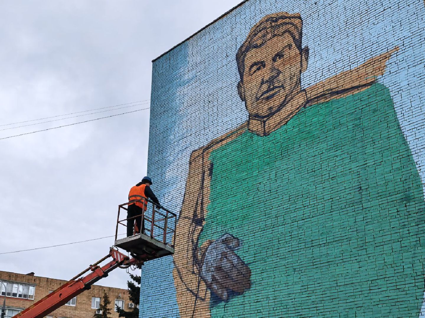 серебряные пруды, мурал чуйков, маршал чуйков,