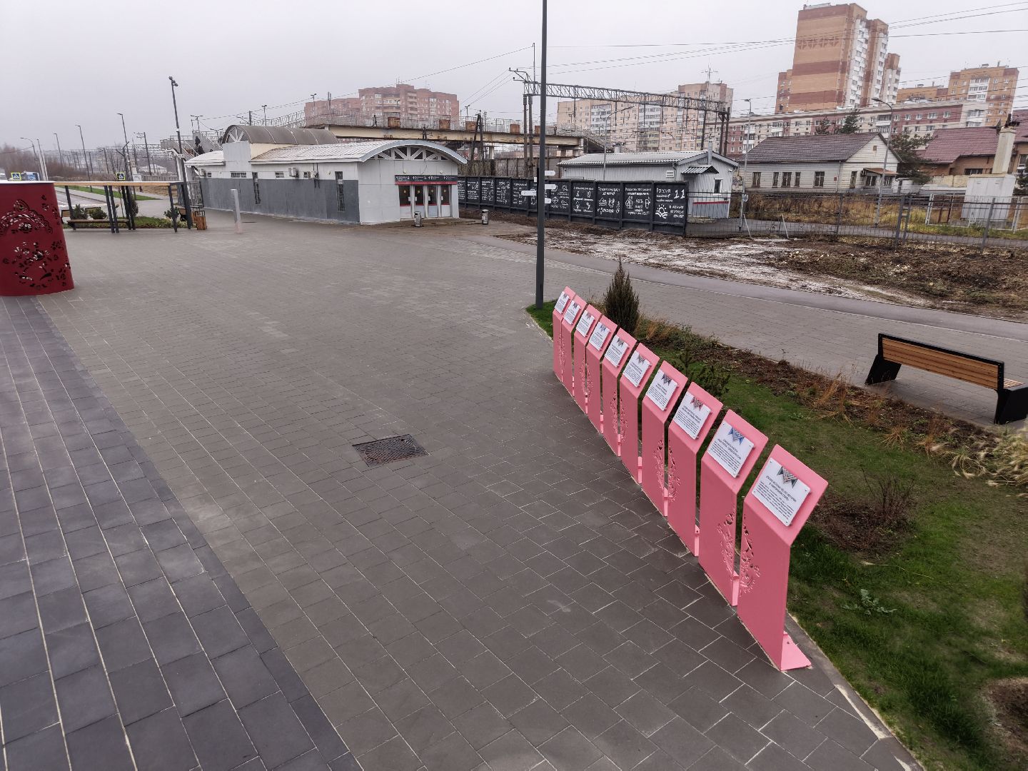 видео с коптера, привокзальная площадь павловский посад, благоустройство в павлово-посадском,