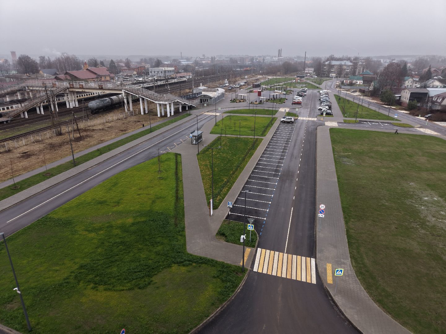 видео с коптера, привокзальная площадь павловский посад, благоустройство в павлово-посадском,